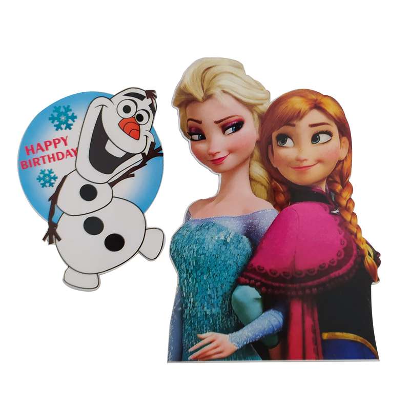 تاپر تزیین کیک مدل السا و آنا مجموعه 2 عددی