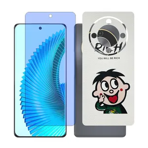 Glass together model blue cut screen protector suitable for Honor X9b mobile phone with back cover sticker