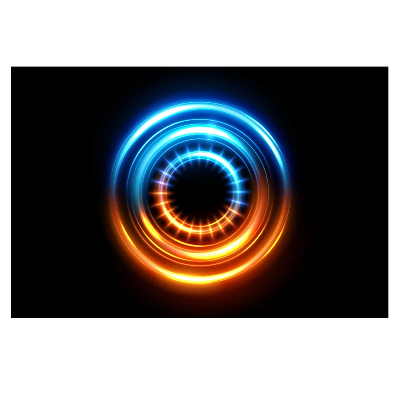 فرش پارچه‌ای مدل فرشینه طرح دروازه انرژی دورنگ کد AR3060297