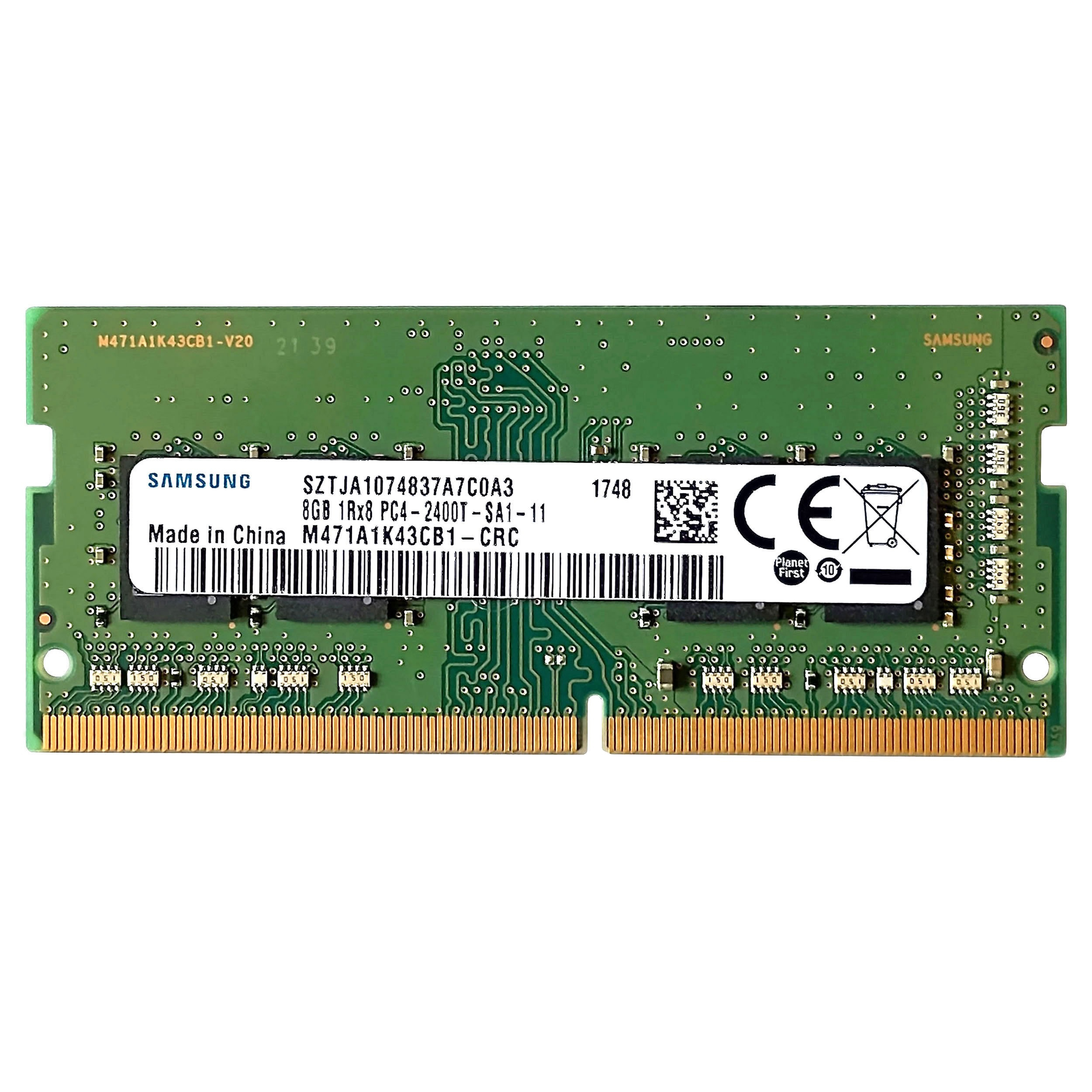 رم لپ تاپ DDR4 تک کاناله 2400 مگاهرتز CL17 سامسونگ مدل PC4-2400 ظرفیت 8 گیگابایت