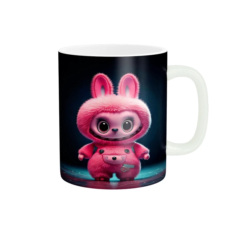 ماگ پاد آفرین مدل فانتزی طرح عروسک لبوبو ترند کد p10876