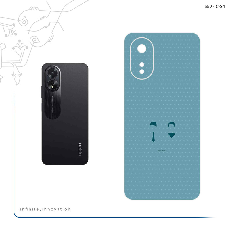 برچسب پوششی ماهوت مدل Minimal Miss and Mister مناسب برای گوشی موبایل اپو A38