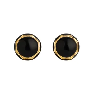 گوشواره میخی زنانه مدل دکمه ای مجلسی