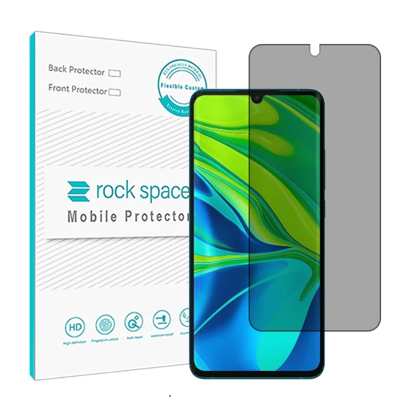 محافظ صفحه نمایش حریم شخصی راک اسپیس مدل HyPRV مناسب برای گوشی موبایل شیائومی Mi Note 10