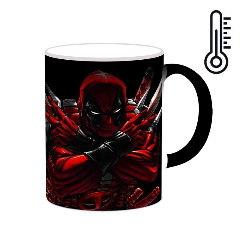 ماگ حرارتی کاکتی مدل ددپول Deadpool کد mgh38376
