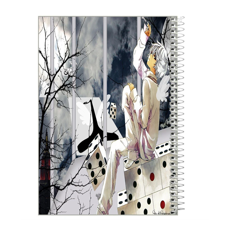 دفتر زبان 60 برگ طرح انیمه death note کد z587