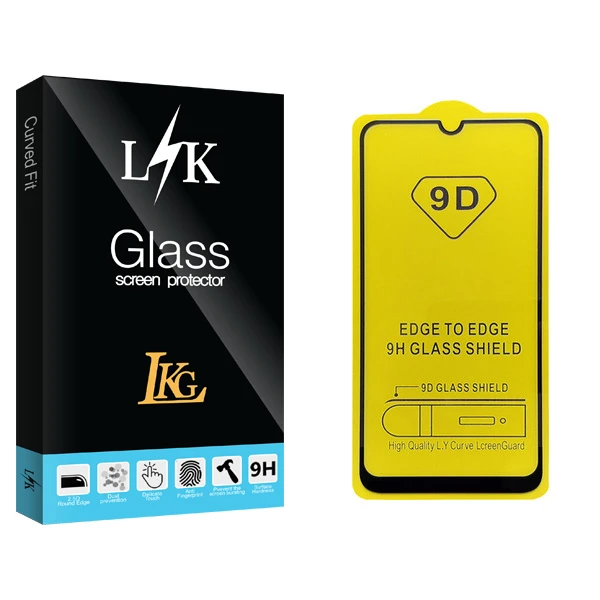محافظ صفحه نمایش 9D ال کا جی مدل LK Glass مناسب برای گوشی موبایل سامسونگ Galaxy A50