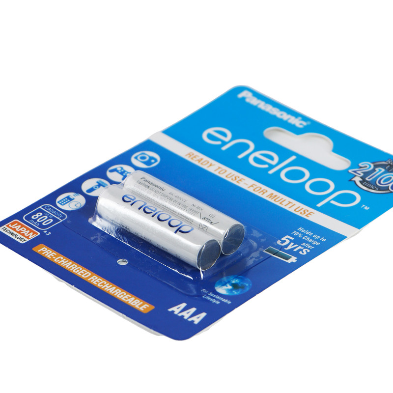 قیمت و خرید باتری نیم قلمی قابل شارژ پاناسونیک مدل eneloop بسته دو عددی