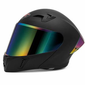 کلاه کاسکت فک متحرک استیل برد مدل SB21 BLACK به همراه طلق اضافه رنگی