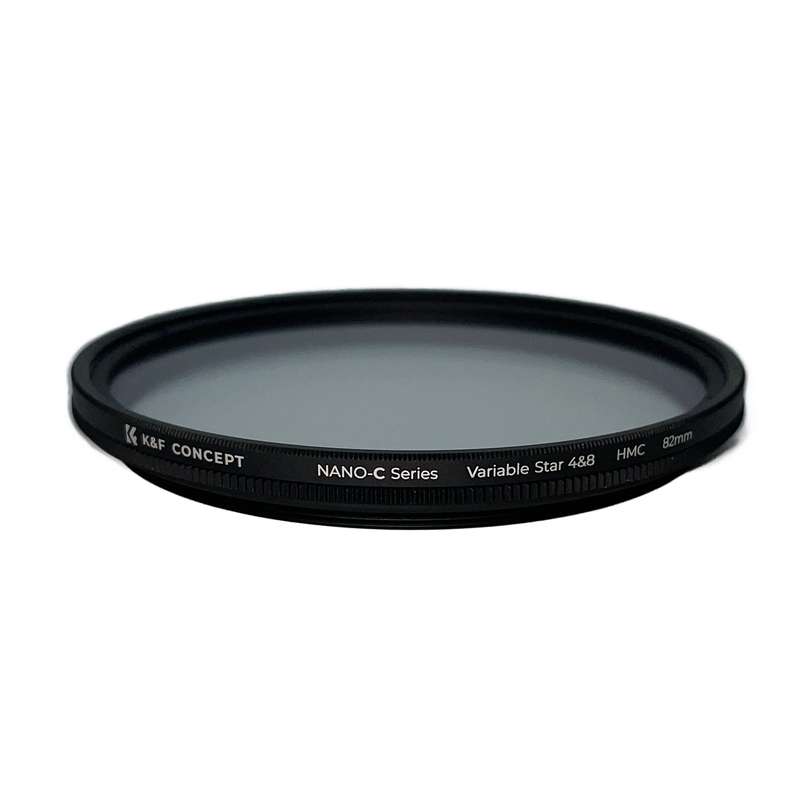فیلتر لنز کی اند اف مدل VARIABLE STAR 4&8 HMC C-SERIES-82MM
