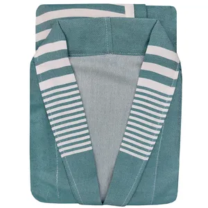 حوله پالتویی نساجی هنر یزد مدل خطی رهام سایز 105