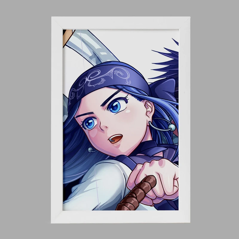 تابلو خندالو مدل اسیرپا انیمه کامویی طلایی Golden Kamuy کد 23730