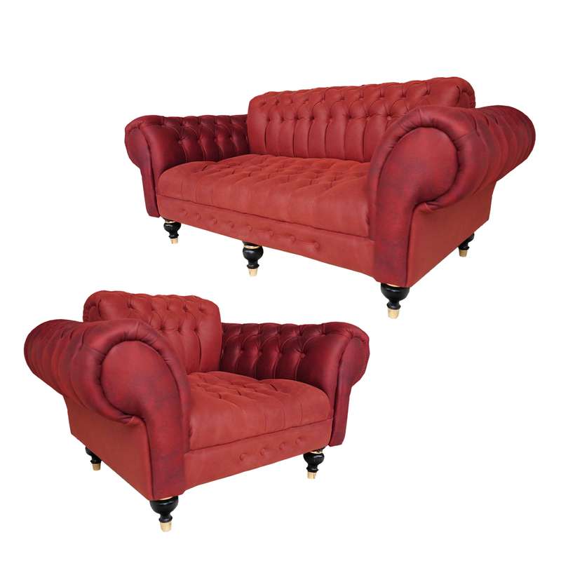 مبل راحتی سه نفره مدل چستر