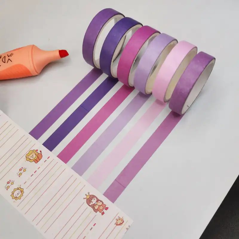 چسب نواری مدل واشی PUR عرض 1 سانتی متر بسته 6 عددی