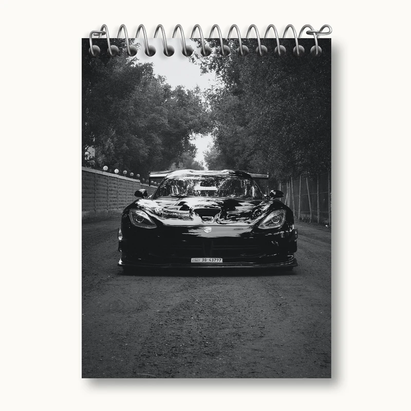 دفتر یادداشت 50 برگ خندالو مدل ماشین اسپرت Sport Car کد 28731
