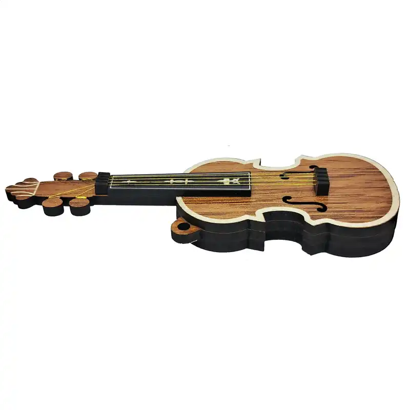 گردنبند طرح ویولن مدل ساز و موسیقی کد m.25312b