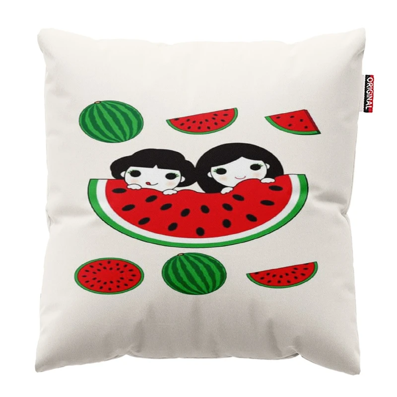 کوسن پاد آفرین مدل هندونه کد 822 سایز 30*30 سانتی متر