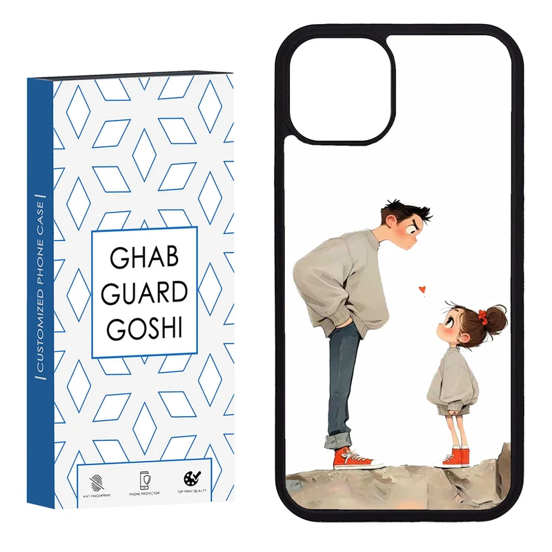 کاور قاب گارد گوشی طرح دخترانه کد FB-893 مناسب برای گوشی موبایل اپل iphone 13 / 14  