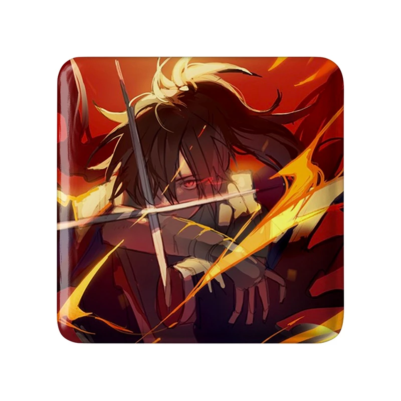 مگنت خندالو طرح هیاکیمارو انیمه دورورو مدل مربعی کد 33647