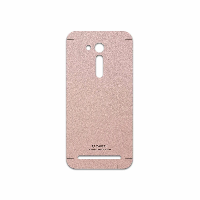برچسب پوششی ماهوت مدل Rose Gold Leather مناسب برای گوشی موبایل ایسوس Zenfone Go