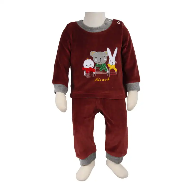 ست تی شرت آستین بلند و شلوار نوزادی آدمک مدل 0022 کد 119732