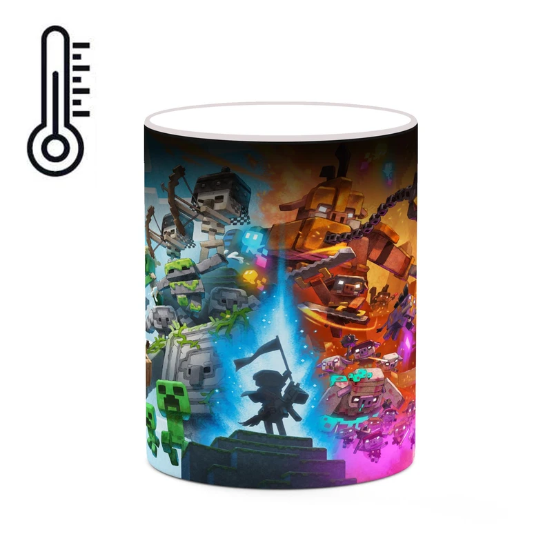 ماگ حرارتی کاکتی طرح ماینکرافت minecraft مدل mgh41421