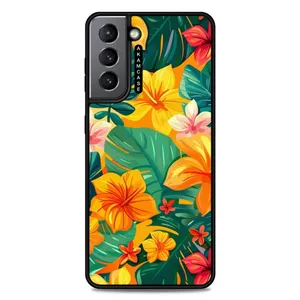 AKAM AMC-WSGS21-FLOWERS-28 Cover For Samsung Galaxy S21