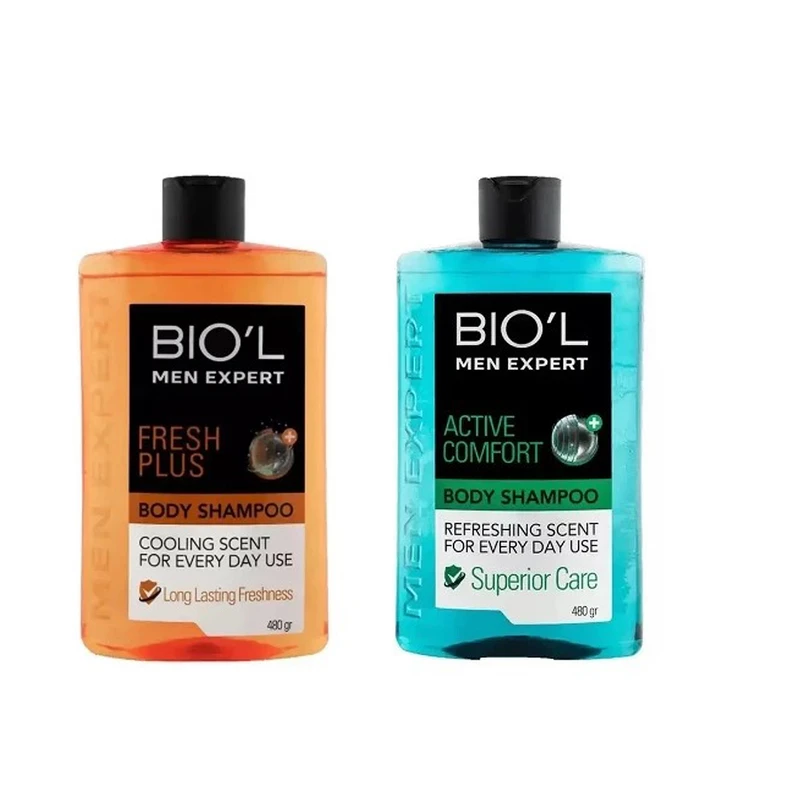 شامپو بدن بیول مدل Sh4576.Sh4569 حجم 480 میلی لیتر بسته 2 عددی