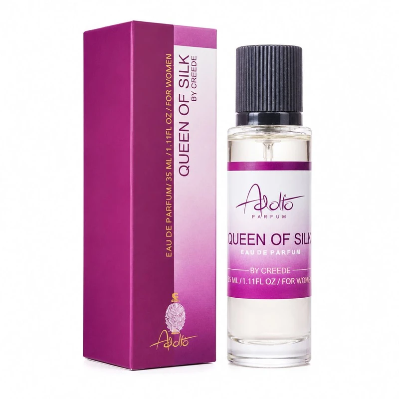 عطر جیبی زنانه آدولفو مدل Queen Of Silk با رایحه شیرین و گلی حجم 35 میلی لیتر