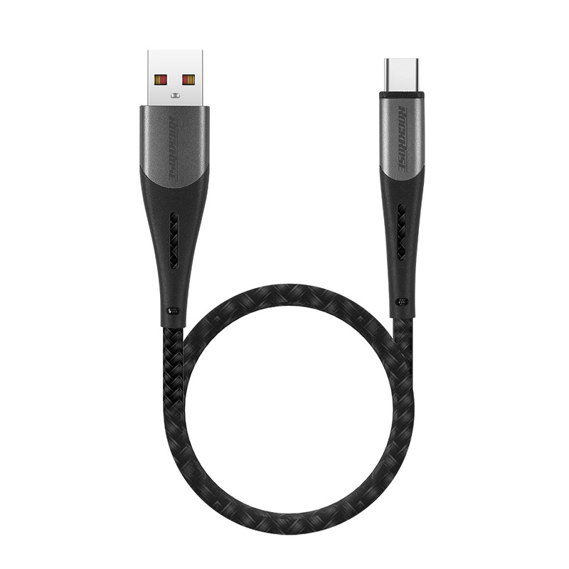 کابل تبدیل USB به USB-C راک رز مدل Diesel AC Mini طول 0.3 متر 
