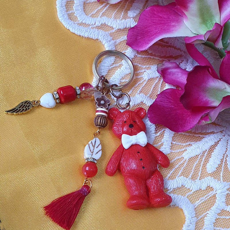 جاکلیدی دخترانه مدل خرسی