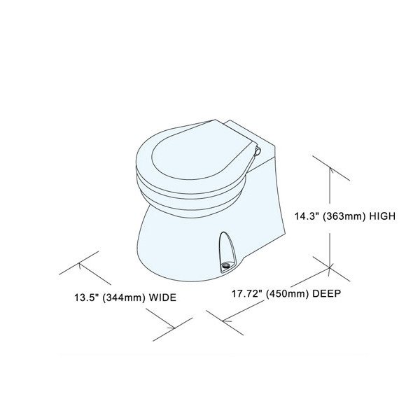 توالت فرنگی تی ام سی مدل TMC-29922