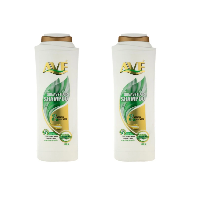 شامپو مو اوه مدل Aloevera وزن 400 گرم بسته 2 عددی