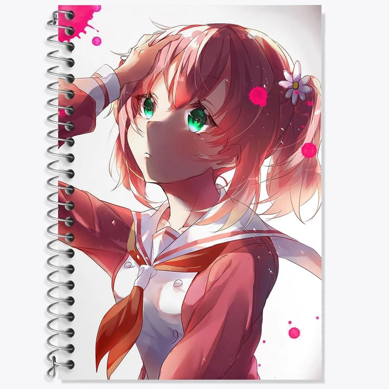 دفتر زبان 50 برگ خندالو مدل سه خط طرح نانا انیمه نانای بی استعداد کد 23787