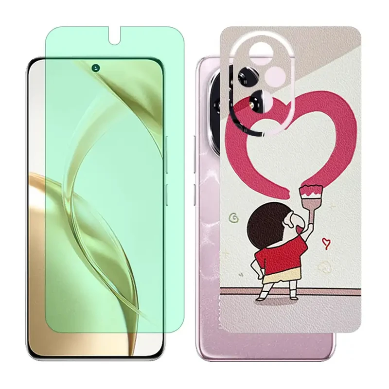 محافظ صفحه نمایش گرین لایت گلس مدل Together مناسب برای گوشی موبایل آنر 200 / Honor 200 به همراه برچسب پوششی پشت گوشی