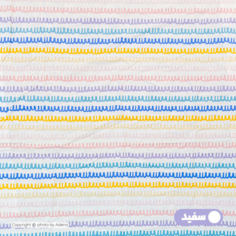 ملحفه تشک مهمان فیلور آدنو مدل Twisty کد FI38 سایز 90x190 سانتی متر