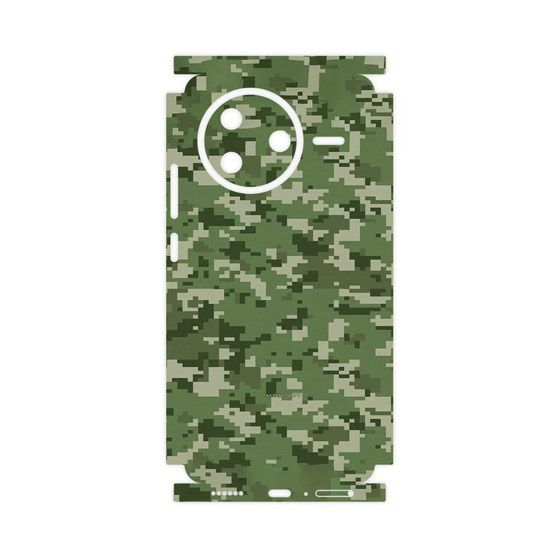برچسب پوششی ماهوت مدل Army_Green_Pixel-FullSkin مناسب برای گوشی موبایل شیائومی Poco F7 Pro