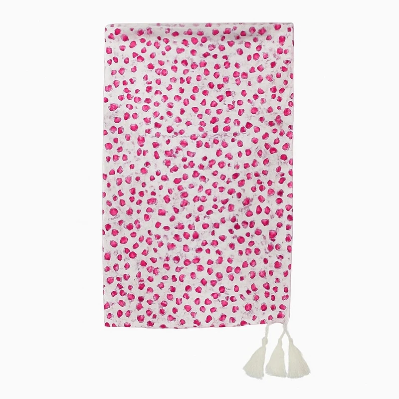 شال زنانه مدل منگوله دار شکوفه ۱۹۰×۶۶