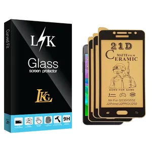 LKG LK Glass Matt Ceramics Screen Protector For Samsung Galaxy G532 Pack Of 3