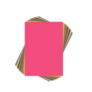 کاغذ رنگی مدل روغنی یک رو رنگی مجموعه 10عددی