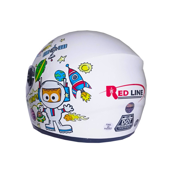 کلاه کاسکت ردلاین مدل بچگانه فک ثابت کد K_WH