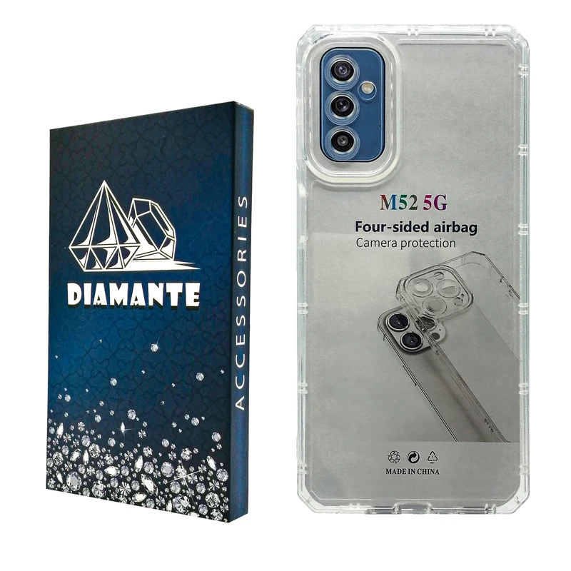 کاور دیامانته مدل Nahid Navy مناسب برای گوشی موبایل سامسونگ Galaxy M52 5G