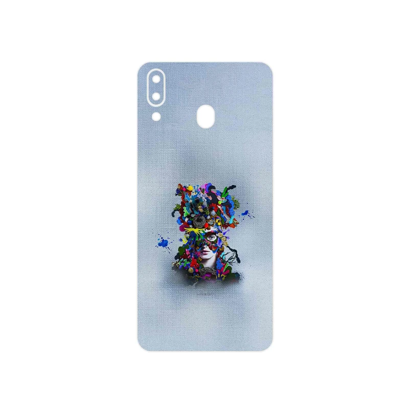 برچسب پوششی ماهوت مدل Collage of surreal Portrait of Women 4 مناسب برای گوشی موبایل سامسونگ Galaxy M20