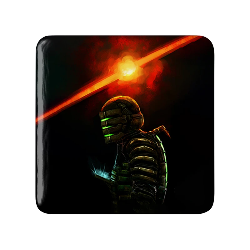 مگنت خندالو طرح بازی دد اسپیس (Dead Space) مدل مربعی کد 35028