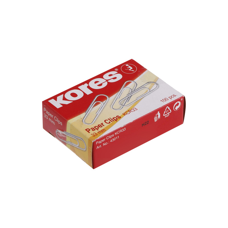 گیره کاغذ کورس مدل kcr33 بسته 100 عددی 