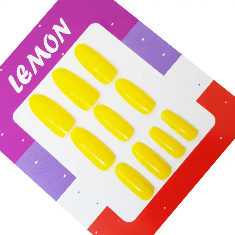 ناخن مصنوعی لمون مدل YE90 مجموعه 10 عددی