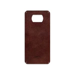MAHOOT Natural-Leather Cover Sticker for Xiaomi Poco X3 NFC