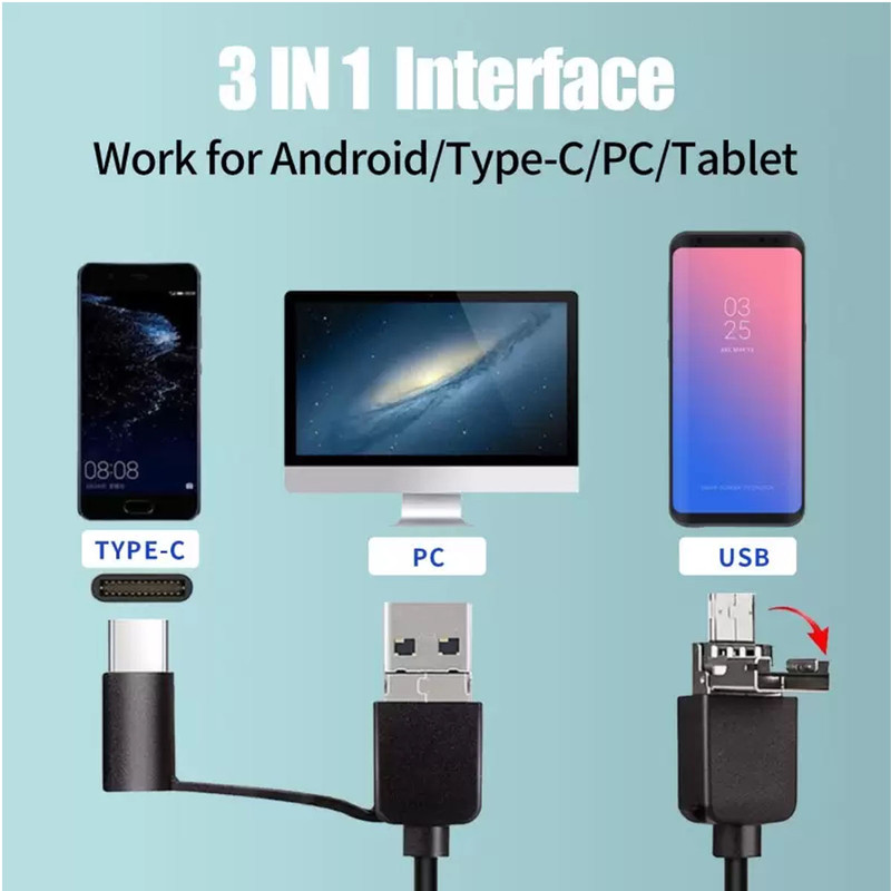 دوربین آندوسکوپی مدل اتوفوکوس کد 10M 5MP HARD WIRE HD