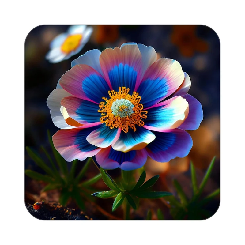 زیر لیوانی کاکتی طرح گل مدل mp18148