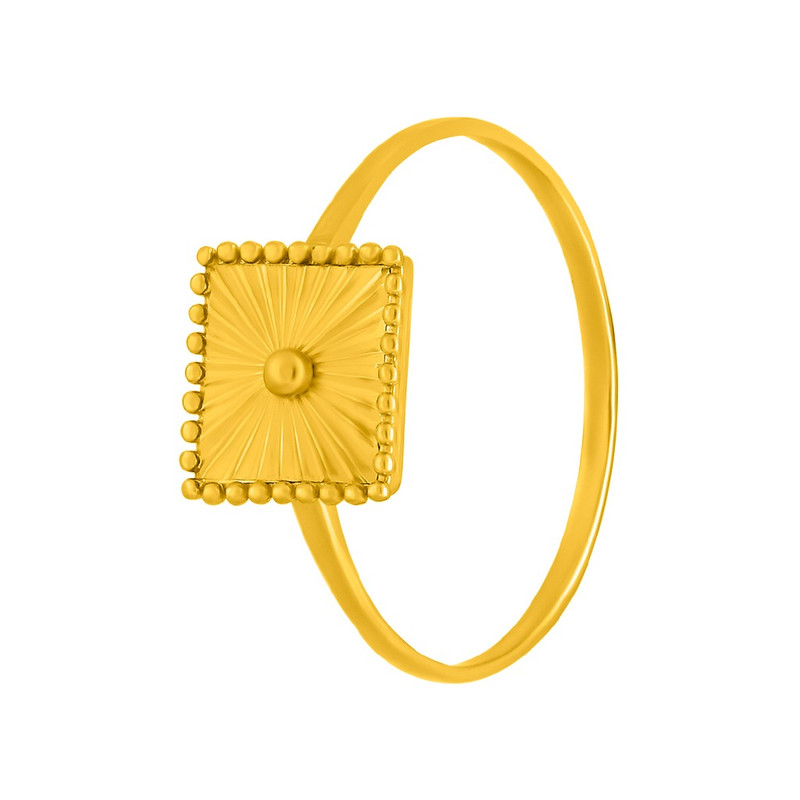 انگشتر طلا 18 عیار زنانه اقلیمه مدل AT2514 سایز 54